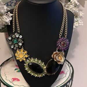 Banana Republic Multicolor Floral Necklace